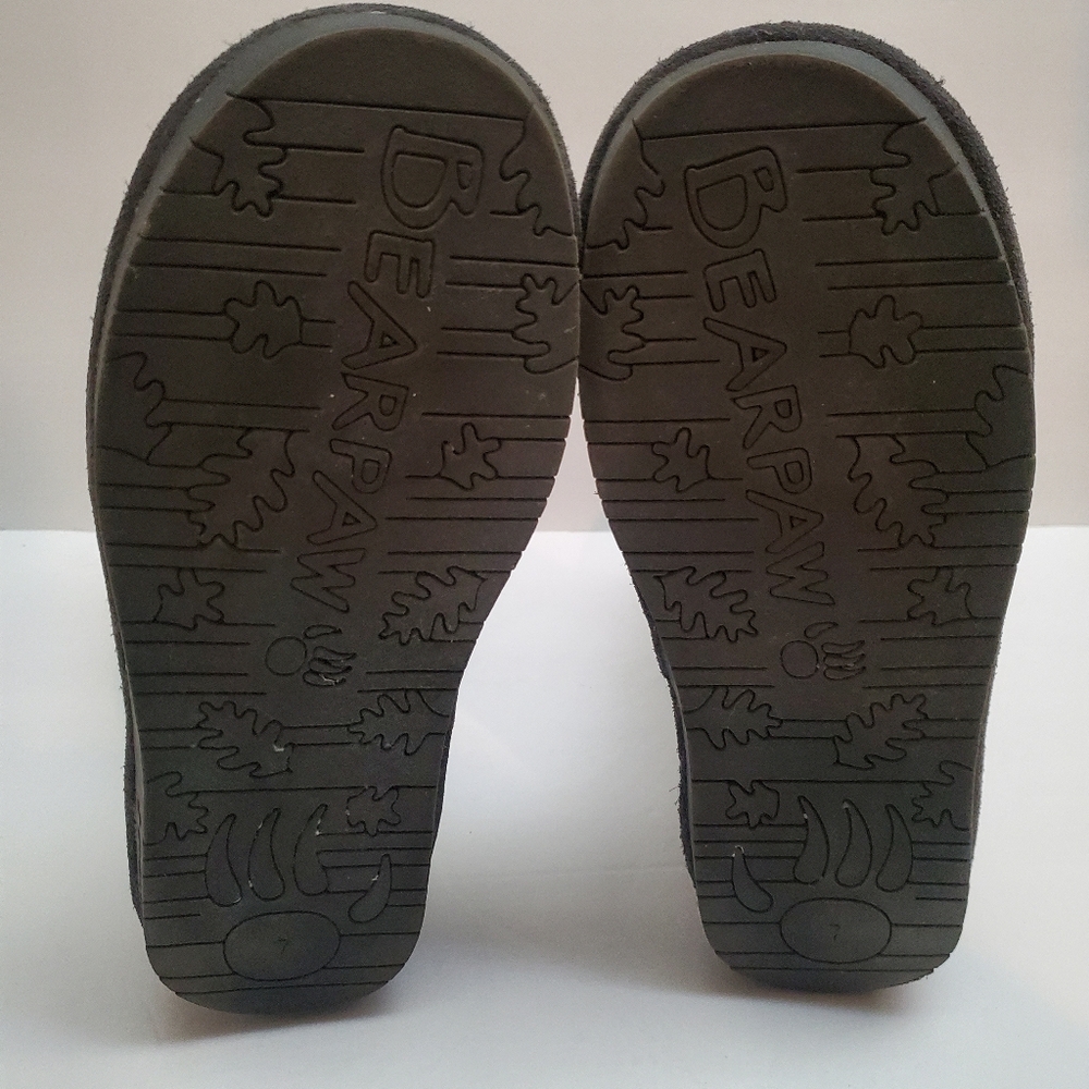 Bearpaw Womens Ivy Charcoal Floral Boots Size 7 - Picture 7 of 8